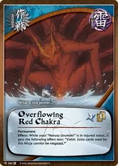 Overflowing Red Chakra - M-363 - Common - 1st Edition - Foil