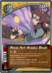 Ninja Art: Kujaku Beast - J-345 - Common - Unlimited Edition