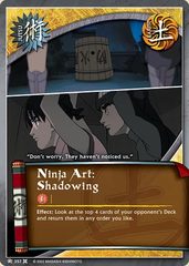 Ninja Art: Shadowing - J-357 - Common - Unlimited Edition