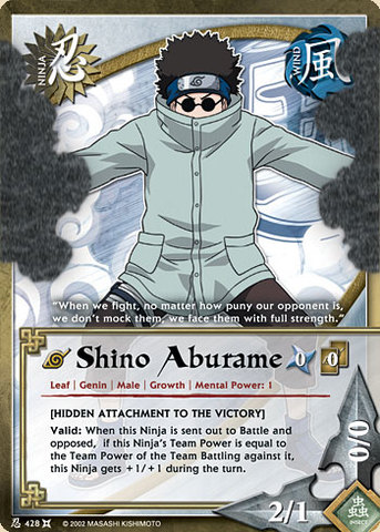 Shino Aburame - N-428 - Common - Unlimited Edition