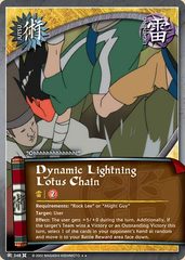 Dynamic Lightning Lotus Chain - J-348 - Rare - 1st Edition - Foil