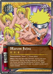 Harem Jutsu - J-378 - Rare - 1st Edition - Foil