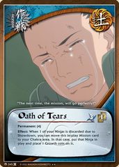 Oath of Tears - M-345 - Rare - 1st Edition - Foil