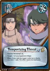 Temporizing Threat - M-330 - Rare - 1st Edition - Foil