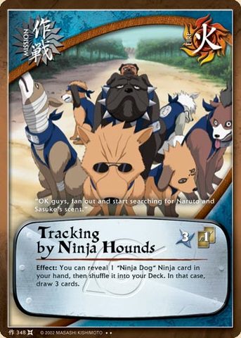 Tracking by Ninja Hounds - M-348 - Rare - Unlimited Edition