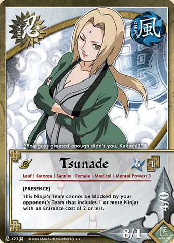 Tsunade - N-423 - Rare - Unlimited Edition