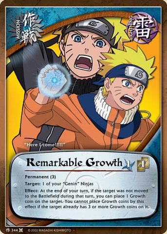 Remarkable Growth - M-344 - Starter Deck - 1st Edition - Foil