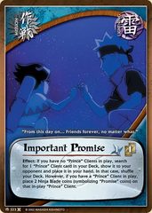 Important Promise - M-323 - Starter Deck - Unlimited Edition