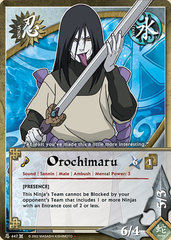 Orochimaru - N-447 - Starter Deck - Unlimited Edition