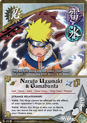 Naruto Uzumaki & Gamabunta - N-455 - Super Rare - Unlimited Edition - Foil