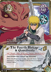 The Fourth Hokage & Gamabunta - N-391 - Super Rare - Unlimited Edition - Foil