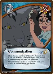 Communication - M-326 - Uncommon - 1st Edition - Foil