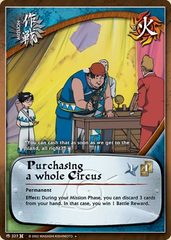 Purchasing a whole Circus - M-327 - Uncommon - 1st Edition - Foil