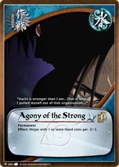 Agony of the Strong - M-404 - Common - 1st Edition - Foil