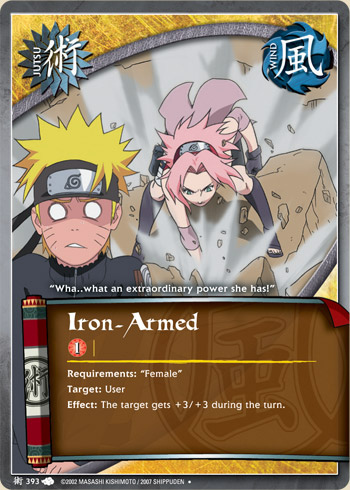 Iron-Armed - J-393 - Uncommon - 1st Edition - Foil