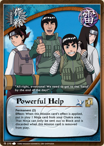 Powerful Help - M-370 - Common - 1st Edition - Foil