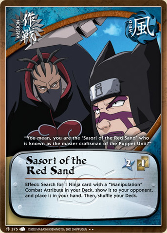 Sasori of the Red Sand - M-375 - Rare - Unlimited Edition