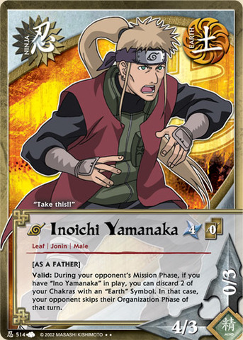 Inoichi Yamanaka - N-514 - Rare - Unlimited Edition - Foil