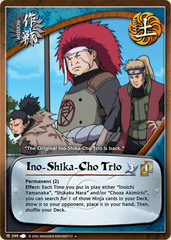 Ino-Shika-Cho Trio - M-399 - Uncommon - Unlimited Edition - Foil