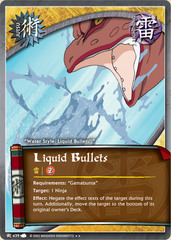Liquid Bullets - J-439 - Rare - Unlimited Edition - Foil