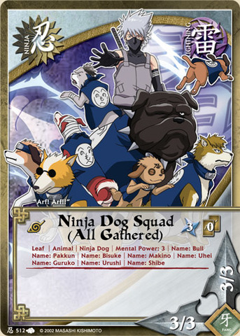 Ninja Dog Squad (All Gathered) - N-512 - Common - Unlimited Edition - Foil