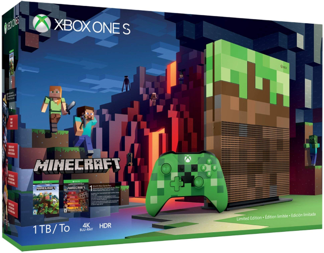 Xbox One S 1 TB Console - Minecraft Limited Edition