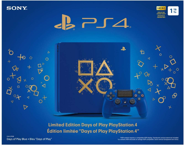 Playstation 4 1TB Slim Days of Play Console