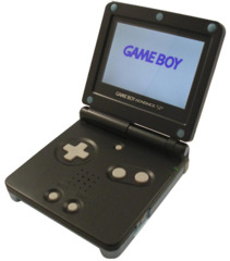 Black Gameboy Advance SP [AGS-101]