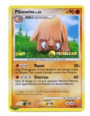 Piloswine - 46/100 - STAFF Prerelease Promo