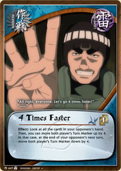 4 Times Faster - M-447 - Uncommon - 1st Edition - Foil