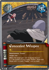 Concealed Weapon - J-469 - Common - 1st Edition - Foil