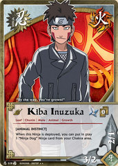 Kiba Inuzuka - N-528 - Rare - 1st Edition - Foil