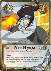 Neji Hyuga - N-576 - Rare - 1st Edition - Foil