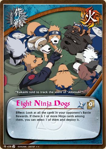 Eight Ninja Dogs - M-428 - Rare - Unlimited Edition