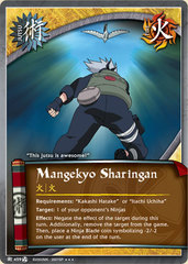 Mangekyo Sharingan - J-459 - Super Rare - Unlimited Edition - Foil