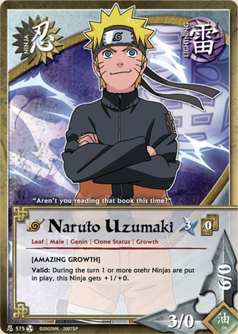 Naruto Uzumaki - N-575 - Common - Unlimited Edition
