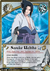 Sasuke Uchiha - N-548 - Super Rare - Unlimited Edition - Foil