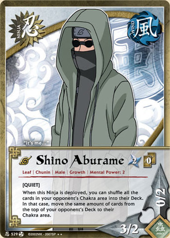 Shino Aburame - N-529 - Rare - Unlimited Edition