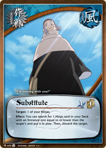 Substitute - M-443 - Rare - Unlimited Edition