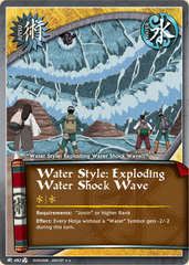 Water Style: Exploding Water Shock Wave - J-482 - Rare - Unlimited Edition