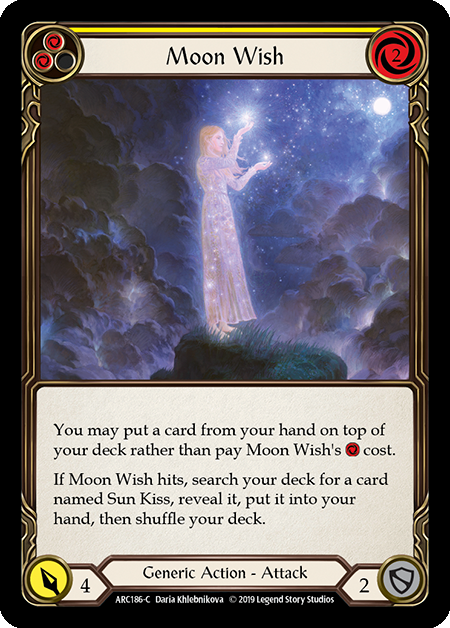 Moon Wish (Yellow) - Rainbow Foil - 1st Edition