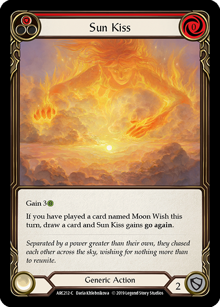 Sun Kiss (Red) - Rainbow Foil - 1st Edition