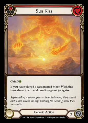 Sun Kiss (Red) - Rainbow Foil - 1st Edition