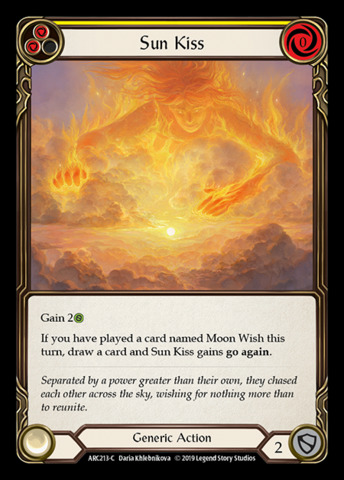 Sun Kiss (Yellow) - Rainbow Foil - 1st Edition