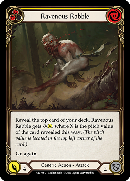 Ravenous Rabble (Yellow) - 1st Edition