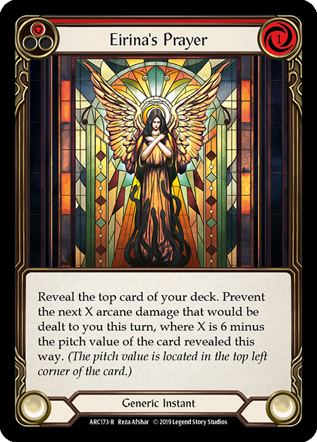 Eirinas Prayer (Red) - Rainbow Foil - 1st Edition