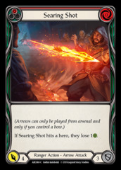 Searing Shot (Red) - Rainbow Foil - 1st Edition