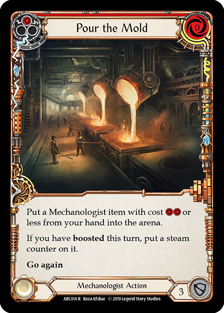 Pour the Mold (Red) - Rainbow Foil - 1st Edition