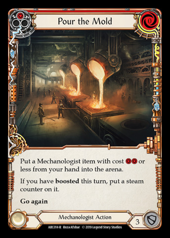 Pour the Mold (Red) - 1st Edition