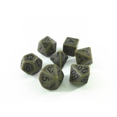 HD Polyhedral 7 Dice Set Cyan Ancient dice